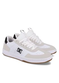 Schn&uuml;rschuh DC Shoes "DC Astrix", Herren, Gr. 6,5(38,5), wei&szlig; (wei&szlig;, schwarz), Obermaterial:61.35% Leder, 38.65% Synthetikmaterial;, Schuhe Schn&uuml;rschuh