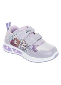 Sneaker Disney "FROZEN", M&auml;dchen, Gr. 31, lila, Textil, Schuhe Sneaker, mit cooler Blinkfunktion