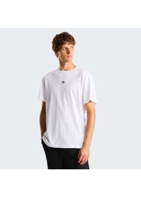 T-Shirt The North Face "M ESSENTIAL CENTER LOGO RELAXED SHORT SLEEVE TEE", Damen, Gr. XL, tnf wei&szlig;, Obermaterial: 100% Baumwolle, normal, Rundhals, Shirts T-Shirt, lockere Passform, Kurzarm, f&uuml;r Sportmode und Outdoormode