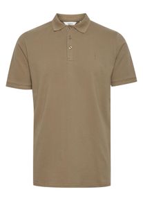 !Solid Poloshirt SOLID "Poloshirt SDAthen", Herren, Gr. M, braun (shitake), Obermaterial: 100% Baumwolle CO., regular fit normal, ohne Ausschnitt, Shirts Poloshirt