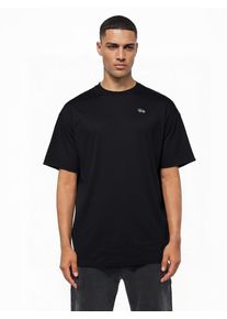 Oversize-Shirt Trueprodigy "Nika Logo Stickeri Oversized Rundhals", Damen, Gr. XL, schwarz, Obermaterial: 100% Baumwolle CO., Rundhals, Shirts Oversize-Shirt