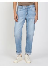 Straight-Jeans Gang "94THELMA", Damen, Gr. 34, N-Gr, summer vibes, Denim/Jeans, Obermaterial: 100% Baumwolle, gerade kn&ouml;chelfrei, Jeans Straight-Jeans, mit Detail oberhalb der M&uuml;nztasche