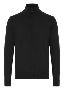 !Solid Strickjacke SOLID "Strickjacke SDAkalas", Herren, Gr. XL, schwarz (true schwarz), Obermaterial: 70% Baumwolle CO recyc.. 30% Polyester Pol. recyc.., Strickjacken Strickjacke