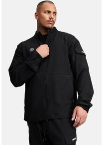 Sommerjacke Trueprodigy "Henry Eingrifftaschen mit Rei&szlig;verschluss und badge", Damen, Gr. L, schwarz, Obermaterial: 92% Polyester PES. 8% Elasthan EL., regular fit, Jacken Sommerjacke