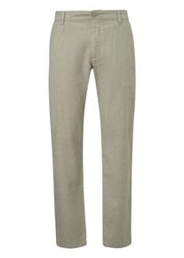 Stoffhose s.Oliver, Herren, Gr. 32, L&auml;nge 34, khaki, Web, Obermaterial: 58% Baumwolle, 40% Leinen, 2% Elasthan, meliert, lang, Hosen Stoffhose
