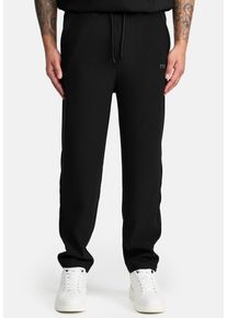 Jogginghose Trueprodigy "Ewan Rippstrucktur Stickerei Eingrifftaschen", Damen, Gr. XXL, N-Gr, schwarz, Obermaterial: 95% Polyester PES. 5% Elasthan EL., regular fit, Hosen Jogginghose