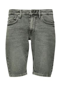 Bermudas s.Oliver, Damen, Gr. 34, N-Gr, mid grau, Denim/Jeans, Obermaterial: 79% Baumwolle, 20% Polyester, 1% Elasthan, unifarben, knielang, Hosen Bermudas, im 5-Pocket-Style und mit Stretch