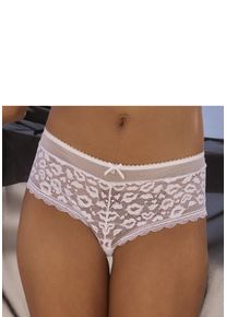 Panty Vivance, Herren, Gr. 48/50, wei&szlig;, Microtouch, Obermaterial: 88% Polyamid, 12% Elasthan, figurbetont, Unterhosen Panty, aus Spitze in Leo-Optik und weichem Mesh-Material, Topseller