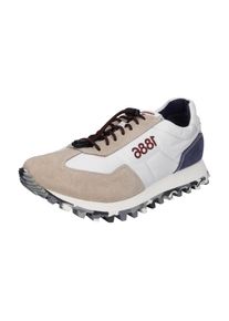 Sneaker Josef Seibel "Clyde 01, beige-blau", Herren, Gr. 45, beige (beige, blau), Obermaterial: 80% Rindsleder Leather cow. 20% Textilmaterial TEXMAT., Schuhe Sneaker