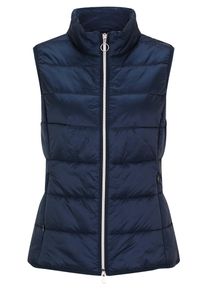 Steppweste Betty Barclay "Steppweste mit Rei&szlig;verschluss", Herren, Gr. 40, blau (dunkelblau), Obermaterial: 100% Polyamid PA., Westen Steppweste