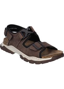 Sandale Josef Seibel "Janosch 02, mocca", Herren, Gr. 46, braun (mocca), Obermaterial: 100% Rindsleder Leather cow., Schuhe Sandale