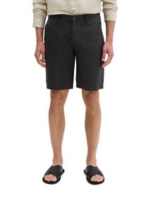 Marc O'Polo Shorts MARC O'POLO "Reso jogger", Damen, Gr. 36, N-Gr, schwarz, Web, Obermaterial: 100% Leinen, regular fit, Hosen Shorts