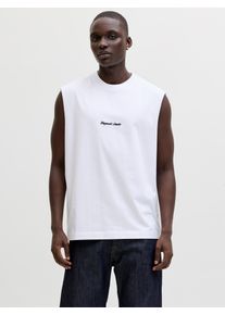 Jack & Jones T-Shirt JACK & JONES "JORNORREBRO EMB TEE SL CREW NECK LN", Damen, Gr. XL, hellwei&szlig;, Jersey, Obermaterial: 100% Baumwolle, bedruckt, relaxed fit normal, Rundhals, Shirts T-Shirt, Baumwolle, relaxed fit