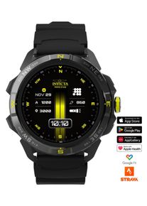 Invicta I-Tech - Racing Limited Edition ITECH-011 Herren Uhr - Smartwatch Bewegung - Edelstahl mit schwarzem Zifferblatt - 47 mm