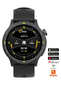 Invicta I-Tech 2 ITECH-001 Herren Uhr - Smartwatch Bewegung - Edelstahl mit schwarzem Zifferblatt - 45 mm