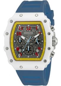 Invicta Racing 69732 Herrenarmbanduhr - Quartz Uhrwerk - Acryl mit Silbernem Zifferblatt - 44 mm