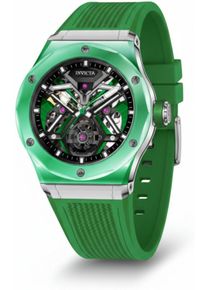 Invicta Celestial 69546 Herren Uhr - Mechanisches Werk - K9 Glas mit Silber Zifferblatt - 45 mm