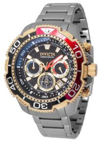 Invicta TI-22 49495 Herrenarmbanduhr - Quarzwerk - Titan mit Schwarzem Zifferblatt - 48 mm