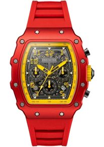 Invicta Racing 69737 Herrenarmbanduhr - Quartz Uhrwerk - Acryl mit Silbernem Zifferblatt - 44 mm