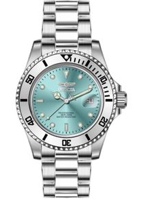 Invicta Pro Diver 50586 Herrenarmbanduhr - Quartz Uhrwerk - Edelstahl mit blauem Zifferblatt - 40 mm