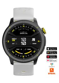 Invicta I-Tech - 2 Pro ITECH-008 Herren Uhr - Smartwatch Bewegung - Edelstahl mit schwarzem Zifferblatt - 46 mm