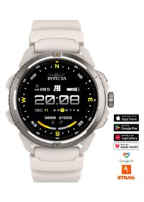 Invicta I-Tech ITECH-010 Herren Uhr - Smartwatch Bewegung - Edelstahl mit schwarzem Zifferblatt - 47 mm