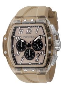 Invicta S1 Rally 49981 Herren Uhr - Quartz Bewegung - Edelstahl mit Braunem Zifferblatt - 47 mm