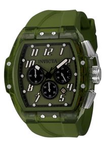 Invicta S1 Rally 49980 Herren Uhr - Quartz Bewegung - Edelstahl mit Gr&uuml;ner Zifferblatt - 47 mm