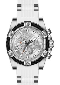 Invicta Bolt 50601 Herren Uhr - Quartz Bewegung - Edelstahl mit Silbernem Zifferblatt - 52 mm
