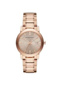 Burberry BU9034 Rose Zifferblatt Rose Gold-Ton Damenuhr