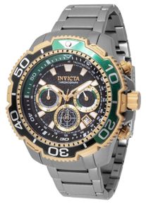 Invicta TI-22 49498 Herren Uhr - Quartz Bewegung - Titan mit Schwarzem Zifferblatt - 48 mm