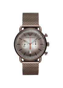 Emporio Armani AR11169 Braun Mesh Chronograph Herrenuhr