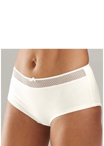 Panty Nuance, Herren, Gr. 52/54, beige (cream), Microtouch, Obermaterial: 85% Polyamid, 15% Elasthan, figurbetont, Unterhosen Panty, mit feiner Zierschleife und Schmuckaccessoire