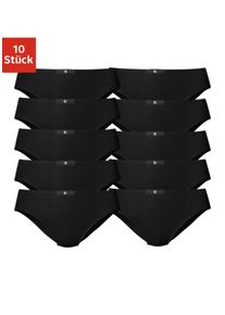 H.I.S. Slip H.I.S, Herren, Gr. 48, schwarz, Jersey, Obermaterial: 95% Baumwolle, 5% Elasthan, unifarben, k&ouml;rpernah, Unterhosen Slip, aus elastischer Baumwoll-Qualit&auml;t, Topseller