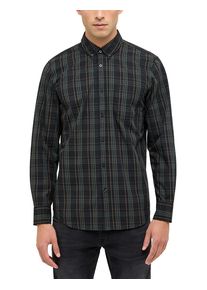 Langarmhemd Mustang "Herren Style Chester", Herren, Gr. M, US-Gr&ouml;&szlig;en, bunt 12813, Web, 100% Baumwolle, regular fit, Hemden Langarmhemd