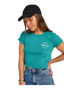 T-Shirt Billabong "In The Sun", Damen, Gr. XS, evergr&uuml;n, Obermaterial: 100% Walkfrottier;, Shirts T-Shirt