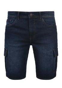 Jeansshorts Blend "Shorts BHJacko", Herren, Gr. M, N-Gr, blau (denim dunkelblau), Web, Obermaterial: 98% Baumwolle CO. 2% Elasthan EL., unifarben, regular fit normal, Jeans Jeansshorts