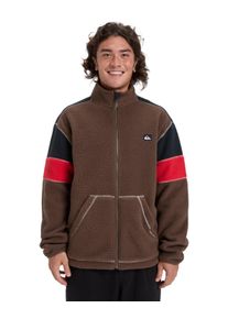 Fleecejacke Quiksilver "Clean Coast Block", Damen, Gr. S, chocolate braun, Obermaterial: 100% Microfaser;, Jacken Fleecejacke