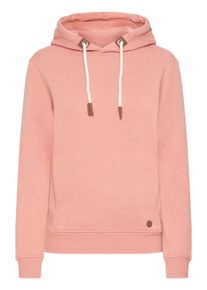 Kapuzenpullover oxmo "Hoodie OXMILLE", Damen, Gr. M, braun (cameo braun melange), Obermaterial: 55% Polyester PES. 45% Baumwolle CO., Pullover Kapuzenpullover