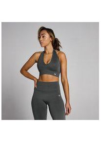 MP Damen TeMPo Nahtloser Neckholder-BH &ndash; Nachtgrau - XL