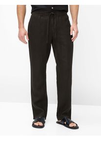 Brax Herren Flatfronthose Style ELIAS BLACK, schwarz, Gr. 35/32