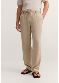 Bugatti Herren Chino Regular Fit aus Leinen-Baumwolle