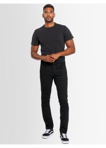 Alessandro Salvarini A. Salvarini Herren Jeans Slim Fit Stretch Denim 5-Pocket - Schwarz