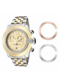 Glam Rock Damenuhr Quartz Silber Gold