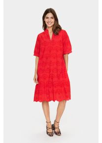 Saint Tropez Kleid Gerade Passform red