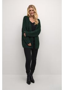 Culture Strickjacke Oversize fit green