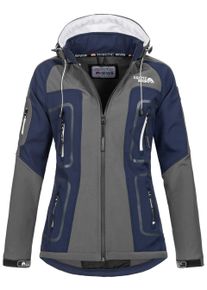 Arctic Seven Damen Softshell Jacke Grau-Navy