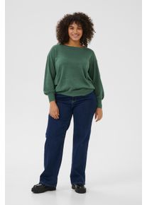 Kaffe Strickpullover Loose fit green