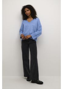 Kaffe Strickpullover Baggy fit blue