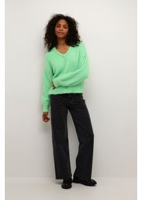 Kaffe Strickpullover Loose fit light green